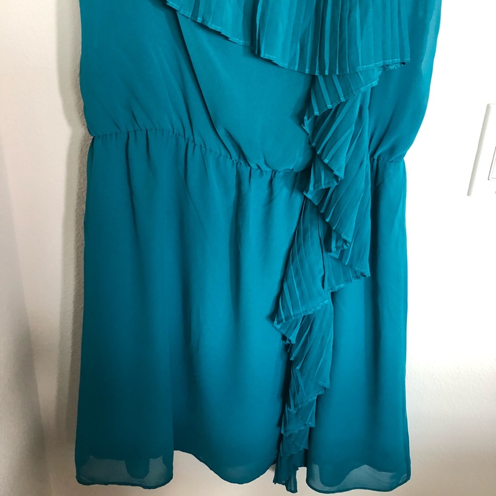 Bcbgeneration Chiffon Pleated Strapless Dress - image 4